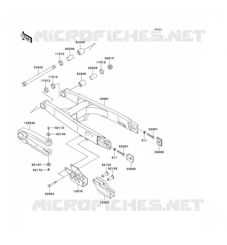 BRAS OSCILLANT Kawasaki TOUT-TERRAIN 65 2013 KX65  KX65ADF