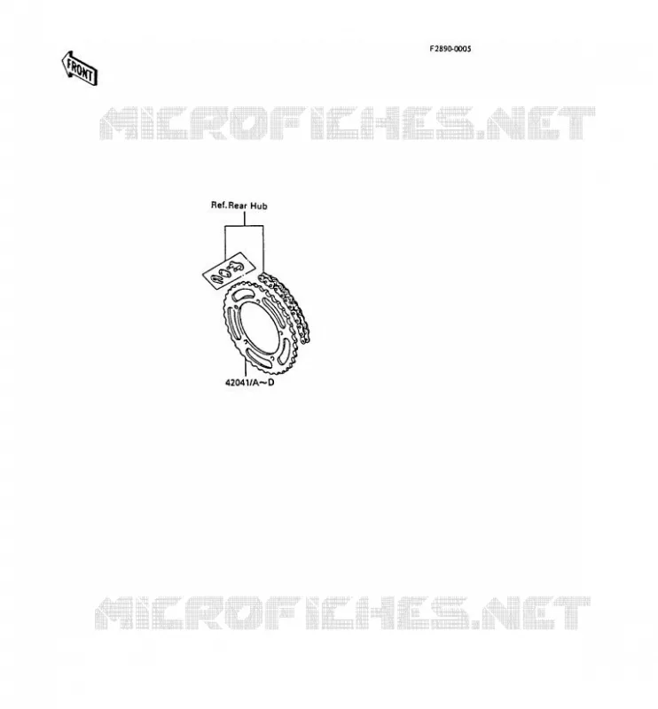PIECE EN OPTION Kawasaki TOUT-TERRAIN 80 1988 KX80  KX80-L1