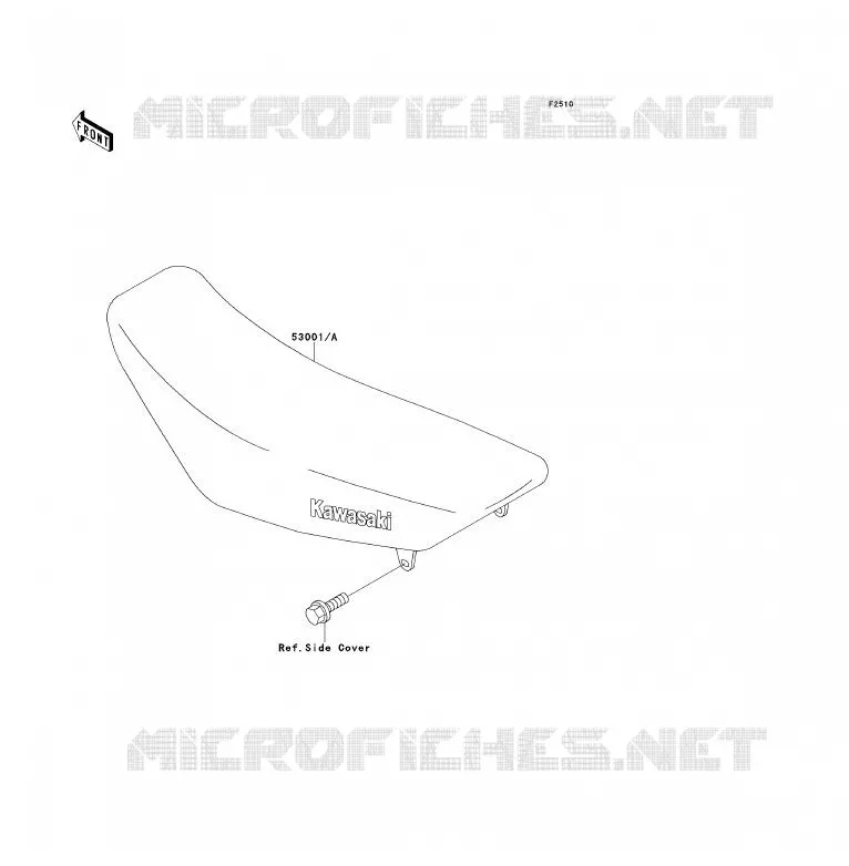 SELLE Kawasaki TOUT-TERRAIN 80 1996 KX80  KX80-S6