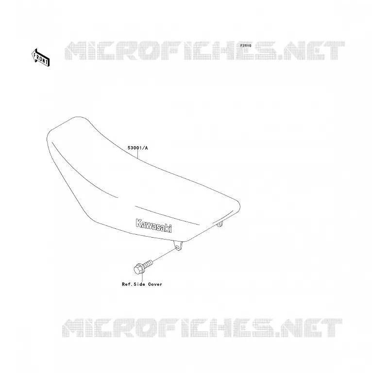 SELLE Kawasaki TOUT-TERRAIN 80 1997 KX80  KX80-S7