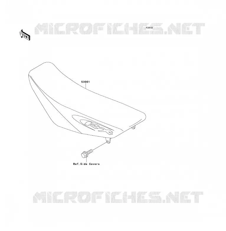 SELLE Kawasaki TOUT-TERRAIN 80 2000 KX80  KX80-W3