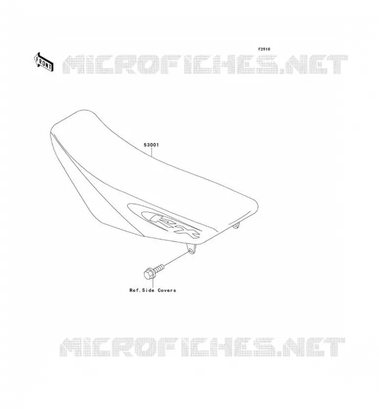 SELLE Kawasaki TOUT-TERRAIN 80 2000 KX80  KX80-Y3