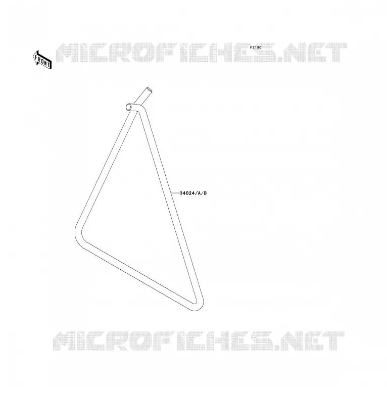BEQUILLES Kawasaki TOUT-TERRAIN 85 2002 KX85 - KX85 II  KX85-A2