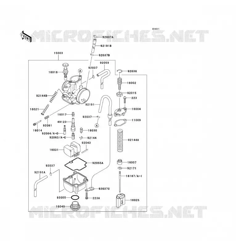 CARBURATEUR Kawasaki TOUT-TERRAIN 85 2003 KX85 - KX85 II  KX85-A3