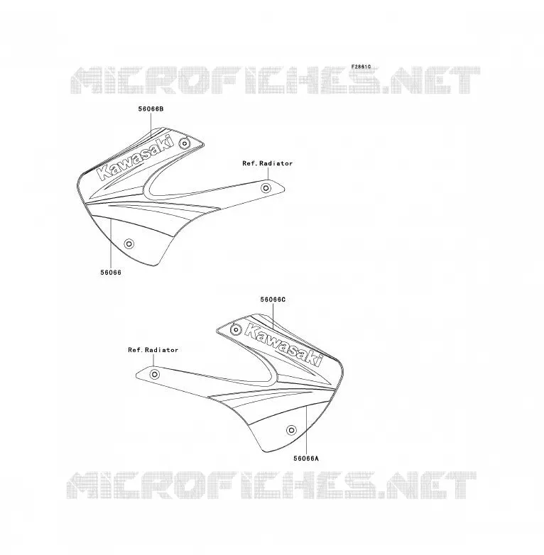 STICKER Kawasaki TOUT-TERRAIN 85 2004 KX85 - KX85 II  KX85-A4