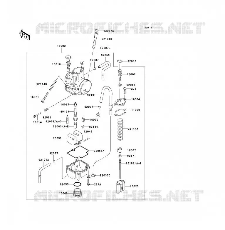 CARBURATEUR Kawasaki TOUT-TERRAIN 85 2006 KX85 - KX85 II  KX85A6F