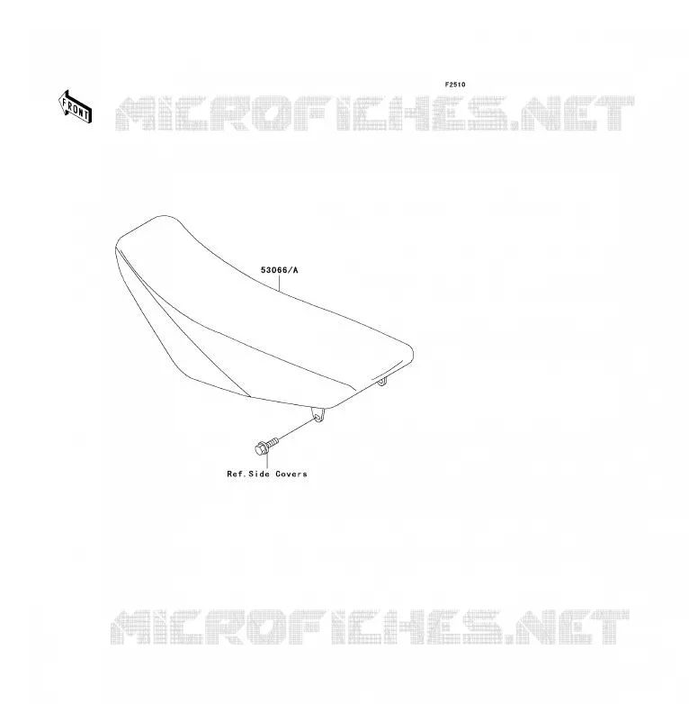 SELLE Kawasaki TOUT-TERRAIN 85 2006 KX85  KX85A6F