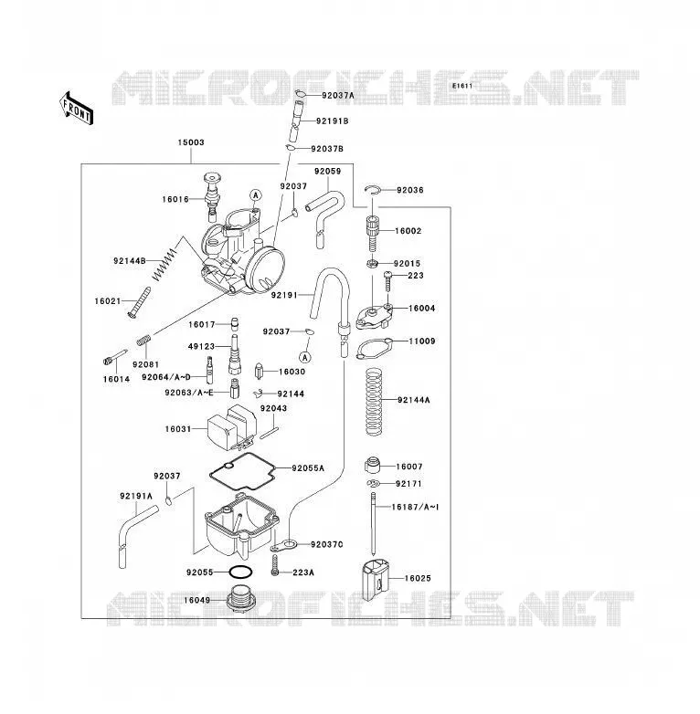 CARBURATEUR Kawasaki TOUT-TERRAIN 85 2008 KX85 - KX85 II  KX85A8F