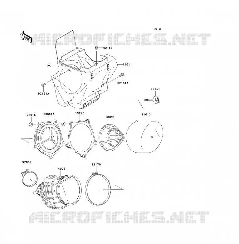FILTRE A AIR Kawasaki TOUT-TERRAIN 85 2008 KX85  KX85A8F