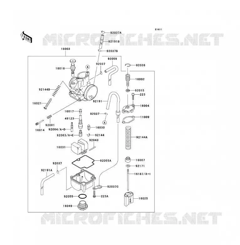 CARBURATEUR Kawasaki TOUT-TERRAIN 85 2009 KX85  KX85A9F