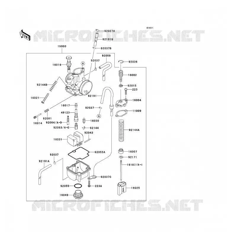 CARBURATEUR Kawasaki TOUT-TERRAIN 85 2011 KX85 - KX85 II  KX85ABF