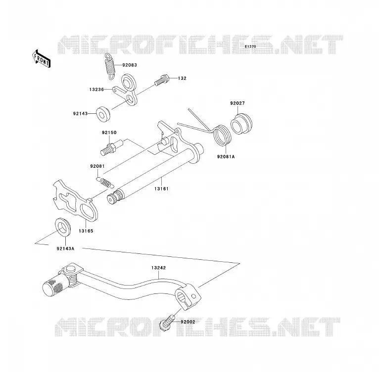 SELECTEUR Kawasaki TOUT-TERRAIN 85 2011 KX85 - KX85 II  KX85ABF