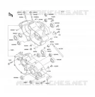 CARTER MOTEUR(S) pour Kawasaki KX85 - KX85 II
