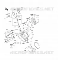 COUVERCLES MOTEUR pour Kawasaki KX85 - KX85 II