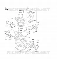 CULASSE/CYLINDRE pour Kawasaki KX85 - KX85 II