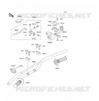 GUIDON pour Kawasaki KX85 - KX85 II