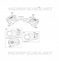 LABEL pour Kawasaki KX85 - KX85 II