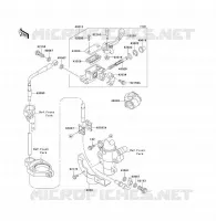 MAITRE CYLINDRE AV pour Kawasaki KX85 - KX85 II