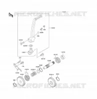 MECANISME DE KICK pour Kawasaki KX85 - KX85 II