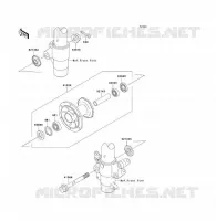 MOYEU AVANT pour Kawasaki KX85 - KX85 II