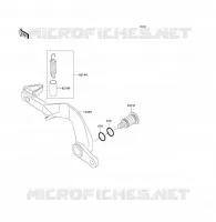 PEDALE DE FREIN pour Kawasaki KX85 - KX85 II