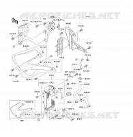 RADIATEUR pour Kawasaki KX85 - KX85 II