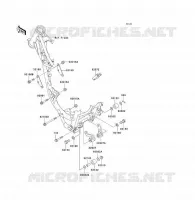 SUPPORT MOTEUR pour Kawasaki KX85 - KX85 II