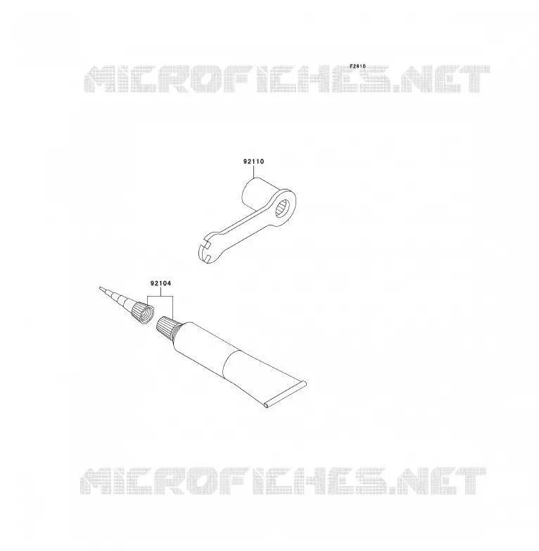 OUTIL UTILISATEUR Kawasaki TOUT-TERRAIN 85 2006 KX85 - KX85 II  KX85B6F