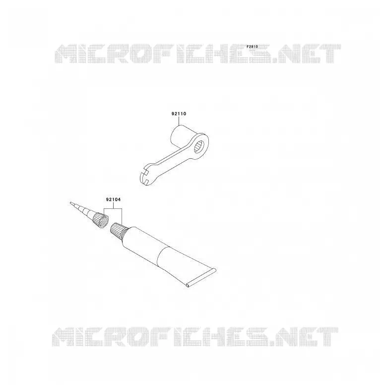 OUTIL UTILISATEUR Kawasaki TOUT-TERRAIN 85 2008 KX85 - KX85 II  KX85B8F