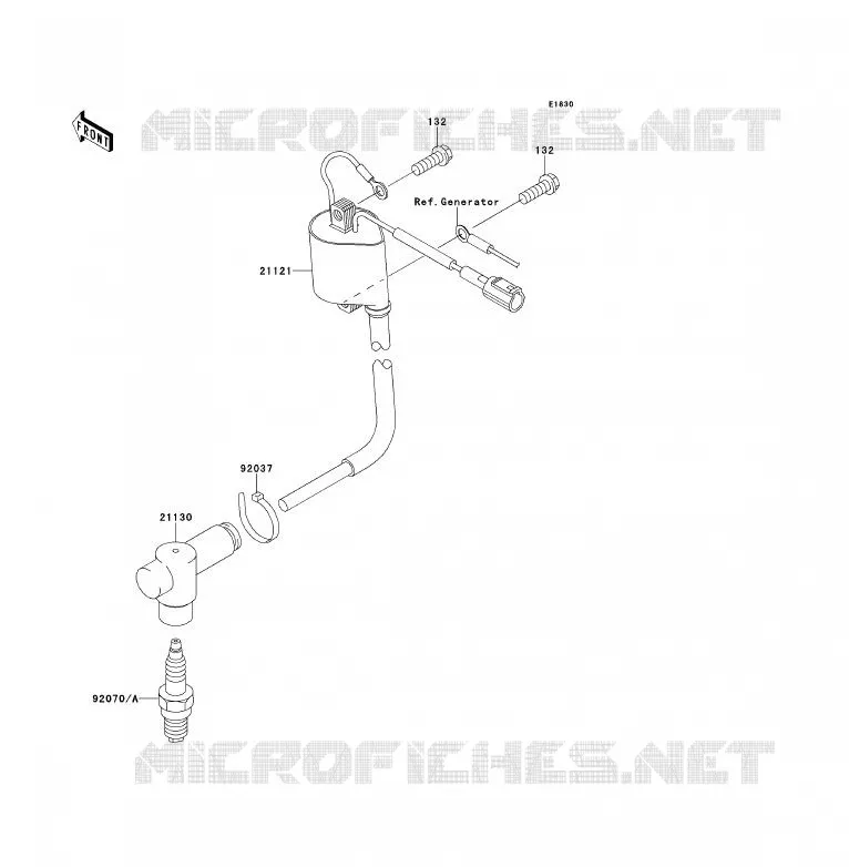 SYSTEME D&acute;ALLUMAGE Kawasaki TOUT-TERRAIN 85 2012 KX85 - KX85 II  KX85BCF