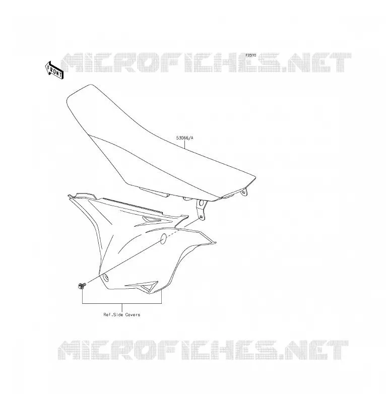 SELLE Kawasaki TOUT-TERRAIN 85 2016 KX85  KX85CGF