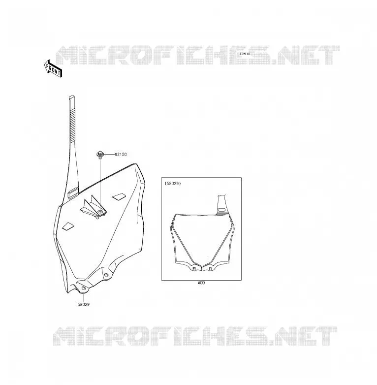 ACCESSOIRE Kawasaki TOUT-TERRAIN 85 2016 KX85  KX85CGF