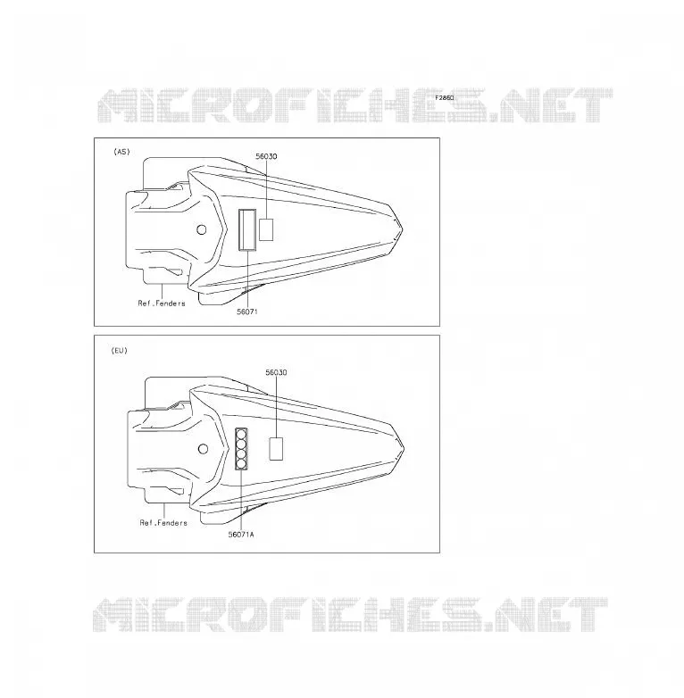 LABEL Kawasaki TOUT-TERRAIN 85 2014 KX85 - KX85 II  KX85DEF