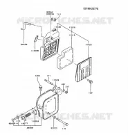 FILTRE &Agrave; AIR/POT D'&Egrave;CHAPPEMENT pour Kawasaki GA3200A