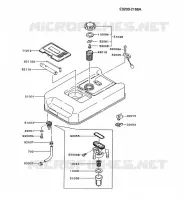 RESERVOIR CARBURANT/ROBINET pour Kawasaki GA3200A