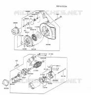 D&Eacute;MARREUR pour Kawasaki GA3200A