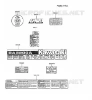 LABEL pour Kawasaki GA3200A