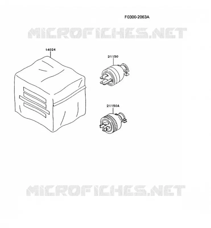 ACCESSOIRE Kawasaki Generateur GA GAH20A GA3200A  GAH20A-BA57