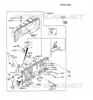 PANNEAU DE CONTROLE pour Kawasaki GA3200A-S