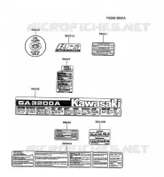 LABEL pour Kawasaki GA3200A