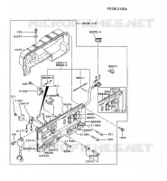 PANNEAU DE CONTROLE pour Kawasaki GA3200A-S