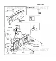 PANNEAU DE CONTROLE pour Kawasaki GA3200A-S