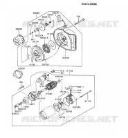 D&Eacute;MARREUR pour Kawasaki GA3200A-S