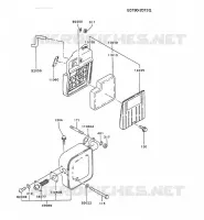 FILTRE &Agrave; AIR/POT D'&Egrave;CHAPPEMENT pour Kawasaki GA3200A-S