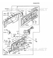 PANNEAU DE CONTROLE pour Kawasaki GA3200A-S
