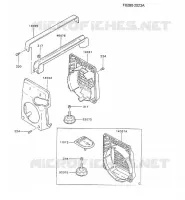 CH&Acirc;SSIS pour Kawasaki GA1000A