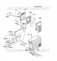FILTRE &Agrave; AIR/POT D'&Egrave;CHAPPEMENT pour Kawasaki GA1000A