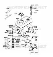 RESERVOIR CARBURANT/ROBINET pour Kawasaki GA1000A