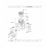 CULASSE/CARTER MOTEUR pour Kawasaki GA1000A