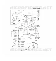 RESERVOIR CARBURANT/ROBINET pour Kawasaki GA1000A